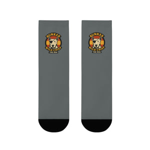 Bunker WC Spanish Flag Dark Gray Socks BL