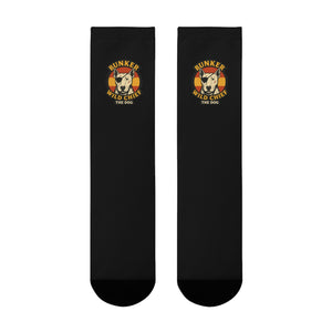 Bunker WC Spanish Flag Black Socks BL