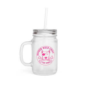 Bunker WC Frosted Mason Jar Cup PL02