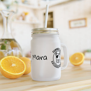 Mara Summer Camp Exclusive Member Drinking Glass Jar