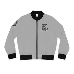 Bunker WC Gray Women's Bomber Jacket BL02