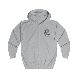 Bunker WC Unisex Full Zip Hoodie, BL02