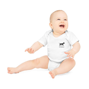 Organic Baby The Bunker WC Bodysuit B&WL02