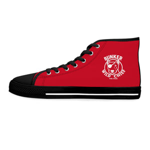 Bunker WC Red Women's High Top Sneakers WL02