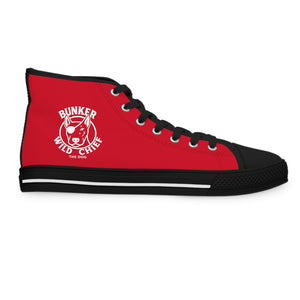 Bunker WC Red Women's High Top Sneakers WL02
