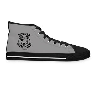 Bunker WC Women's Dark Grey High Top Sneakers BL02