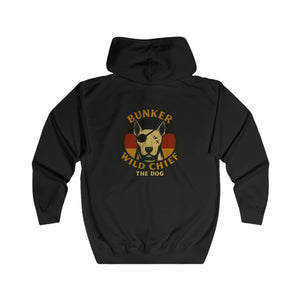 Bunker WC German Flag Unisex Full Zip Hoodie, BL02