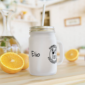 Elio Summer Camp Exclusive Member Drinking Glass Jar
