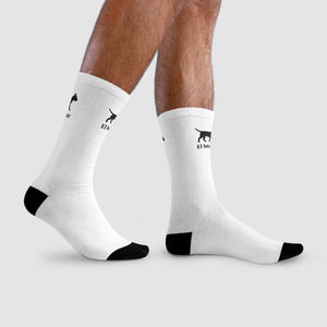 The Bunker WC White Crew Socks BL02