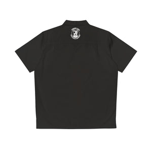 Summer Camp Exclusive Member Men's Hawaiian Black Shirt BL