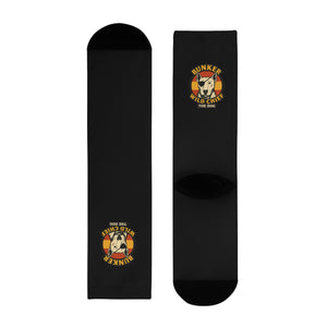 Bunker WC Spanish Flag Black Socks BL