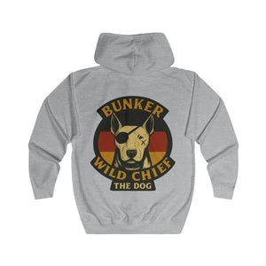 Bunker WC German Flag Unisex Full Zip Hoodie, BL02