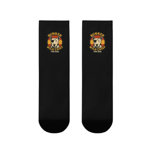 Bunker WC Spanish Flag Black Socks BL