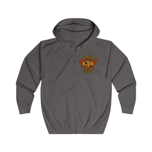 Bunker WC Spanish Flag Unisex Full Zip Hoodie, BL02