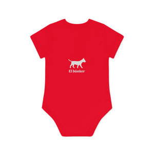 Organic Baby The Bunker WC Bodysuit B&WL02
