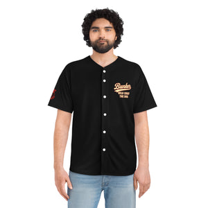 Bunker WC Men's Black Baseball Jersey RL02
