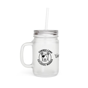 Virginia Summer Camp Exclusive Member Drinking Glass Jar