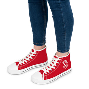 Bunker WC Red Women's High Top Sneakers WL02