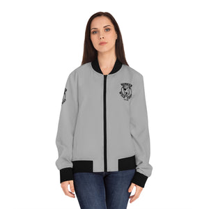 Bunker WC Gray Women's Bomber Jacket BL02