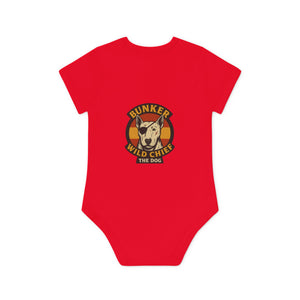 Organic Baby Bunker WC Spanish Flag Bodysuit BL02