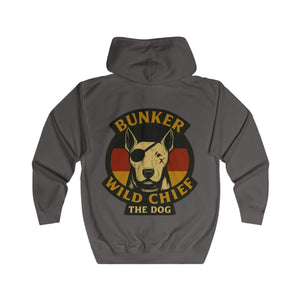 Bunker WC German Flag Unisex Full Zip Hoodie, BL02