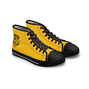 Bunker WC Women's Yellow High Top Sneakers BL02