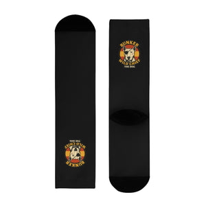 Bunker WC Spanish Flag Black Socks BL