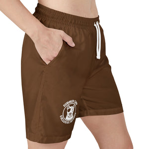Summer Camp Exclusive Members Unisex Brown Swim Shorts WL02