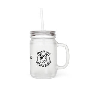 Virginia Summer Camp Exclusive Member Drinking Glass Jar