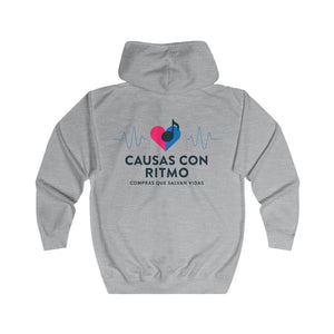 Causas con Ritmo Unisex Full Zip Hoodie FSL&BBL