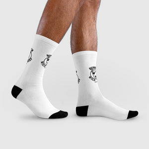 Bunker WC White Crew Socks BL02