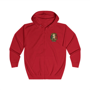 Bunker WC Italian Flag Unisex Full Zip Hoodie, BL02