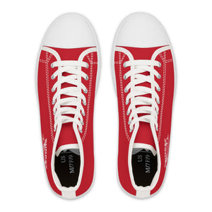 Bunker WC Red Women's High Top Sneakers WL02
