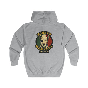 Bunker WC Italian Flag Unisex Full Zip Hoodie, BL02