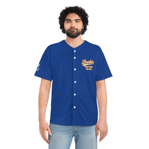 Bunker WC Men's Blue Baseball Jersey WL02