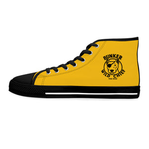 Bunker WC Women's Yellow High Top Sneakers BL02