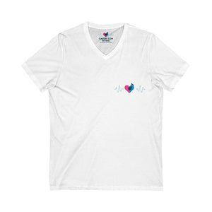 Causas con Ritmo Unisex V-Neck T-Shirt FSL&BBL
