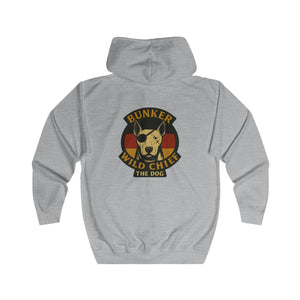 Bunker WC German Flag Unisex Full Zip Hoodie, BL02