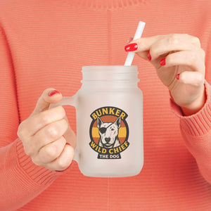 Bunker Spanish Flag Drinking Glass Jar