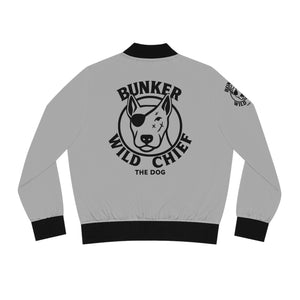 Bunker WC Gray Women's Bomber Jacket BL02