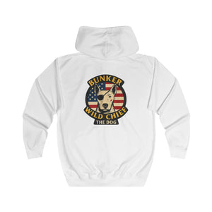 Bunker WC USA Flag Unisex Full Zip Hoodie, BL02