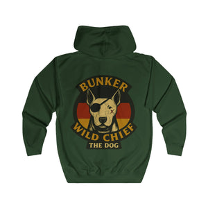 Bunker WC German Flag Unisex Full Zip Hoodie, BL02