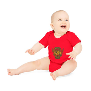 Organic Baby Bunker WC Spanish Flag Bodysuit BL02