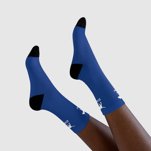 The Bunker Dark Blue Socks BL