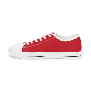 Bunker WC Red Low Top Sneakers WL02