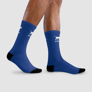 The Bunker Dark Blue Socks BL