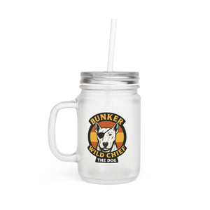 Bunker Spanish Flag Drinking Glass Jar