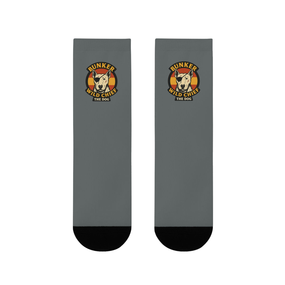 Bunker WC Spanish Flag Dark Gray Socks BL