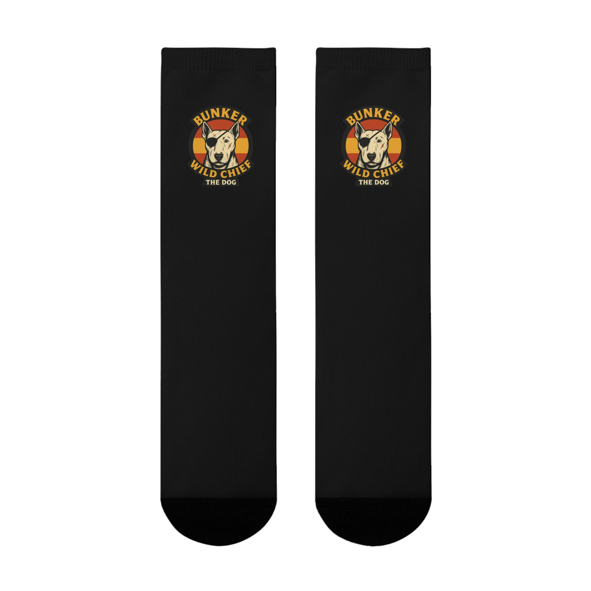 Bunker WC Spanish Flag Black Socks BL