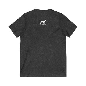 The Bunker Dog Unisex V-Neck T-Shirt W&BL02